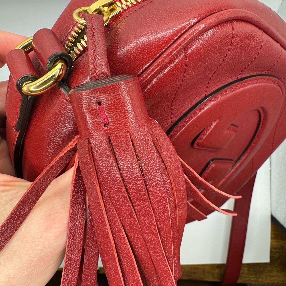 Gucci Blondie Burgundy Crossbody - Picture 7 of 13